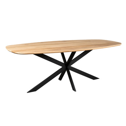 Eiken eettafel Ferris | Deens Ovaal 240 cm | Naturel