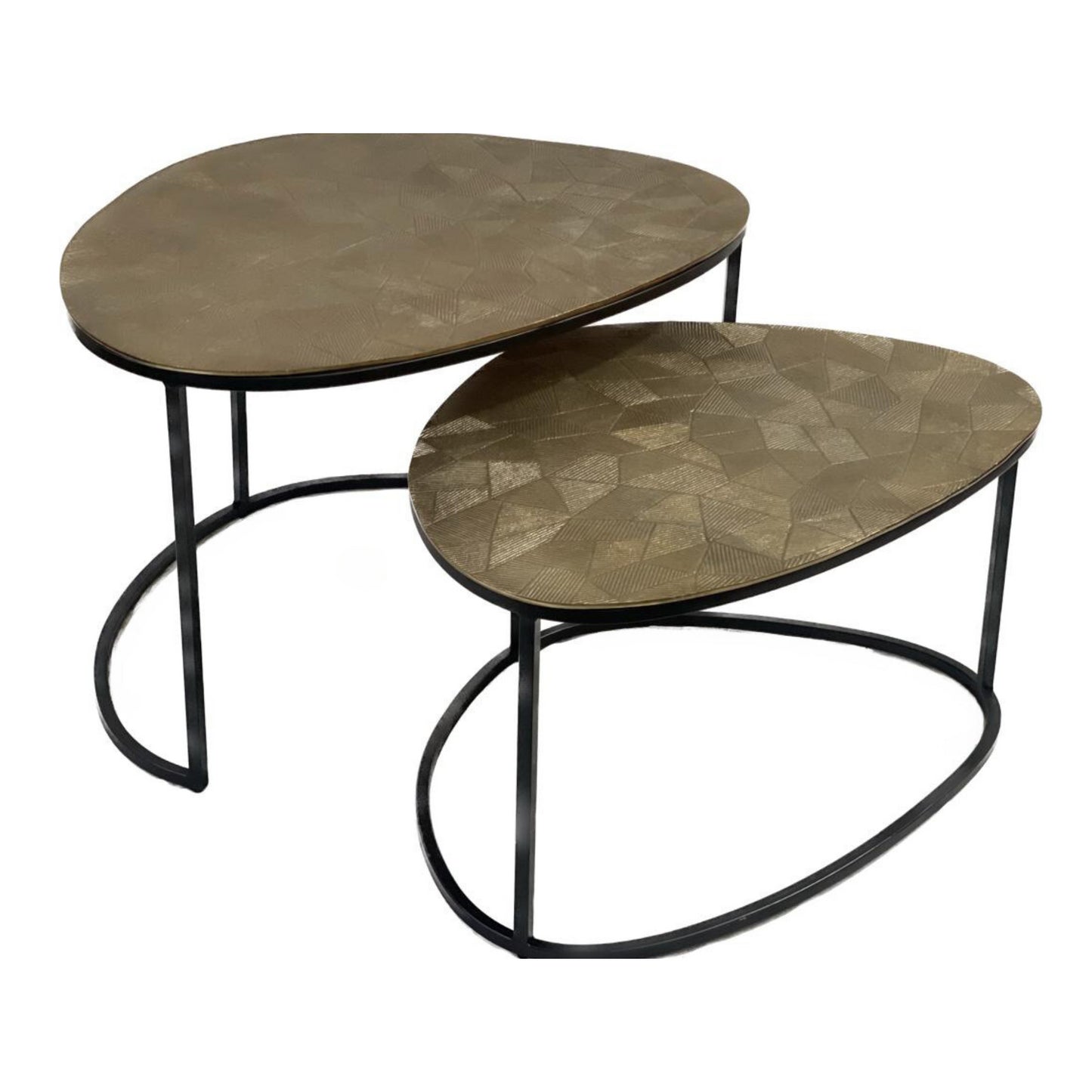 Salontafel Ziva Goud | 90 cm