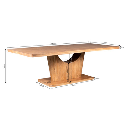 Eettafel Voco | 240 cm | Naturel