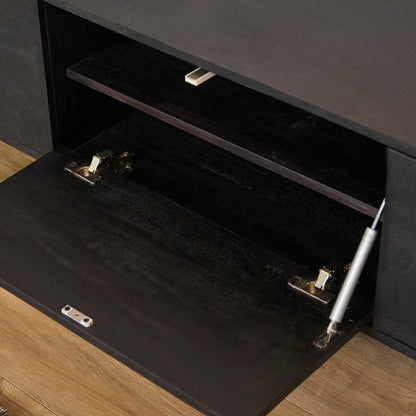 Zwevend tv-meubel Vision Black | 120 cm