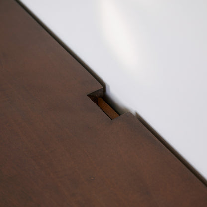 Zwevend tv-meubel Vision Walnut | 120 cm