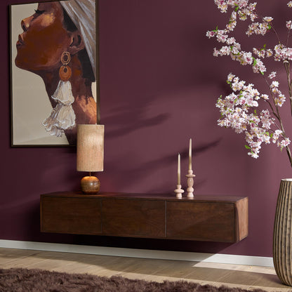 Zwevend tv-meubel Vision Brown | 160 cm