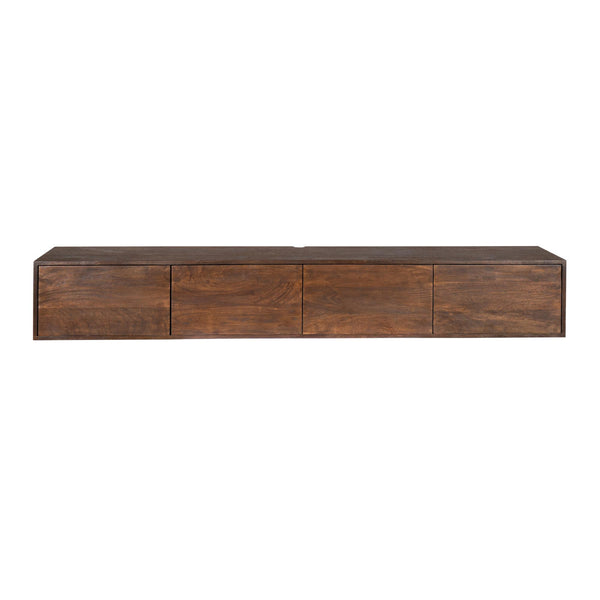 Zwevend tv-meubel Vision Brown | 200 cm