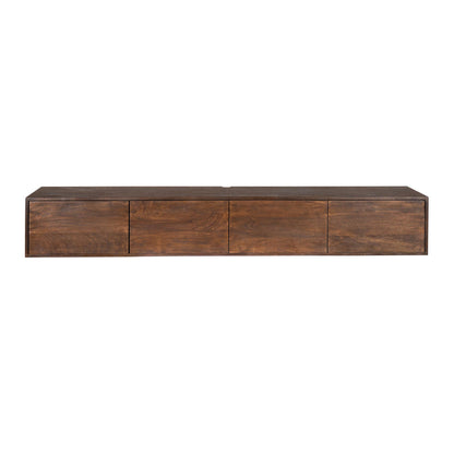 Zwevend tv-meubel Vision Brown | 200 cm