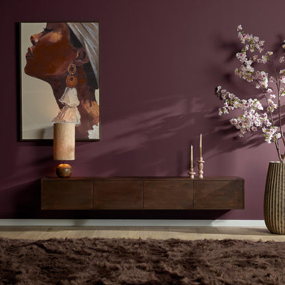 Zwevend tv-meubel Vision Brown | 200 cm