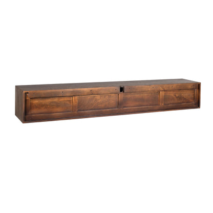 Zwevend tv-meubel Vision Brown | 240 cm