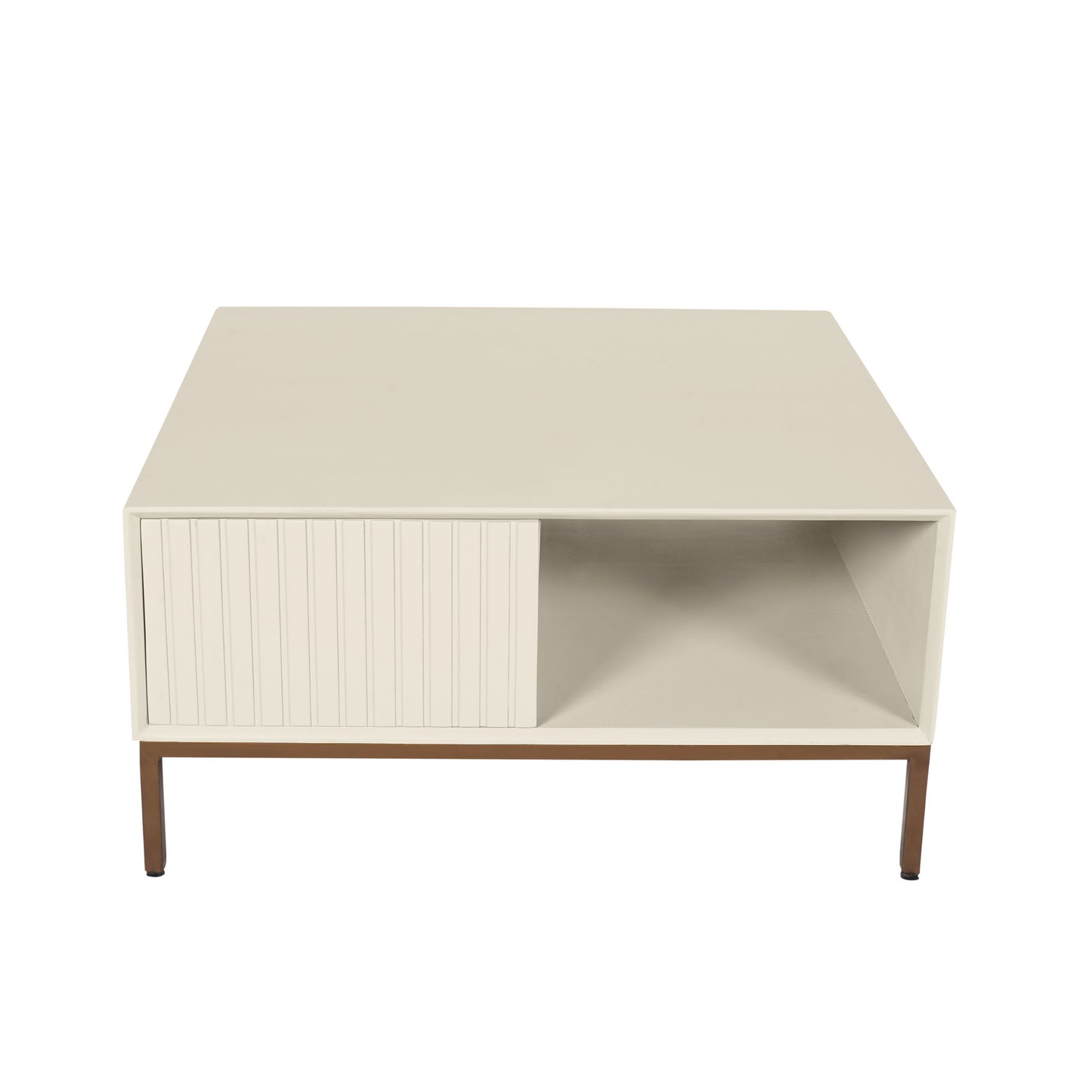 Salontafel Madison Zand | 80 cm | Vierkant