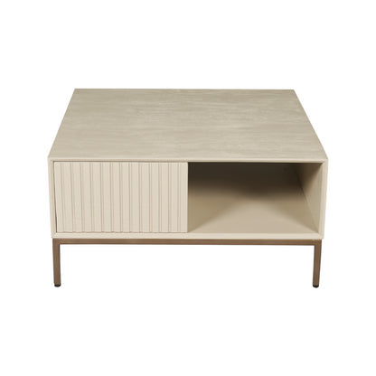 Salontafel Madison Zand | 80 cm | Vierkant