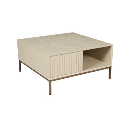 Salontafel Madison Zand | 80 cm | Vierkant