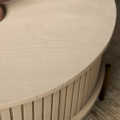 Salontafel Madison Zand | 80 cm | Rond