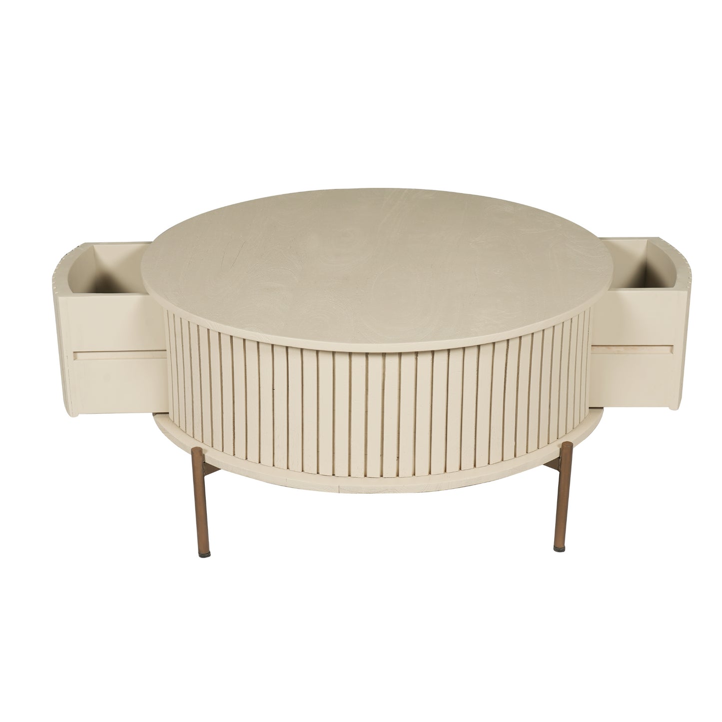 Salontafel Madison Zand | 80 cm | Rond