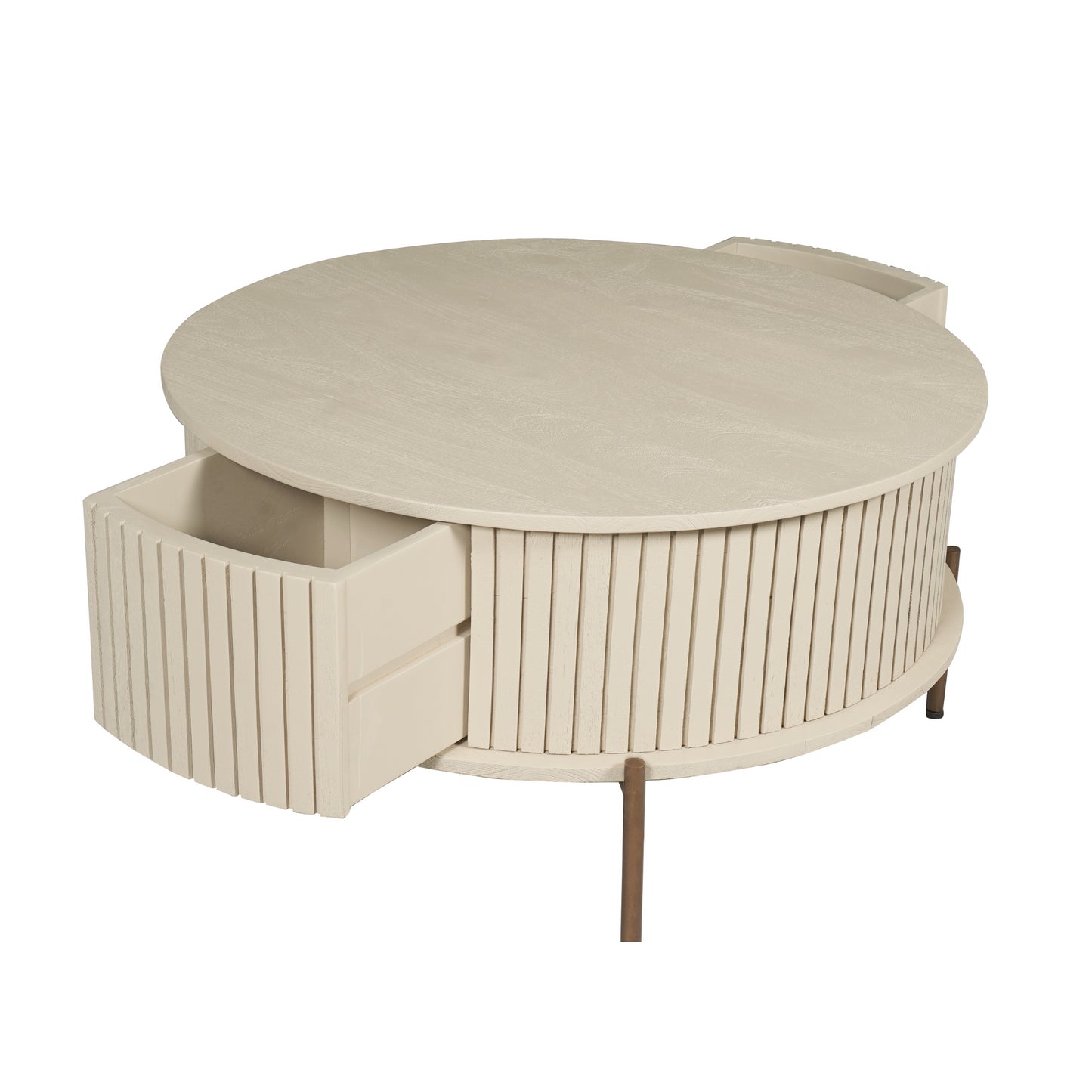 Salontafel Madison Zand | 80 cm | Rond