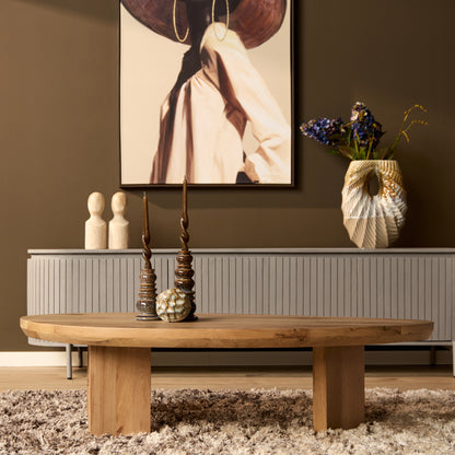 Salontafel Zillah | 130 cm | Naturel Eiken