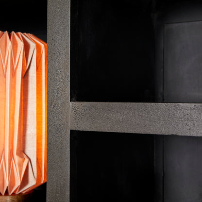 Brussels Black XL Shelving Unit | 160 cm