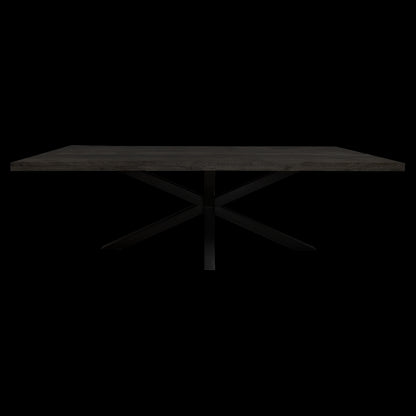 Eettafel Denver Zwart | Rechthoek | 160 cm