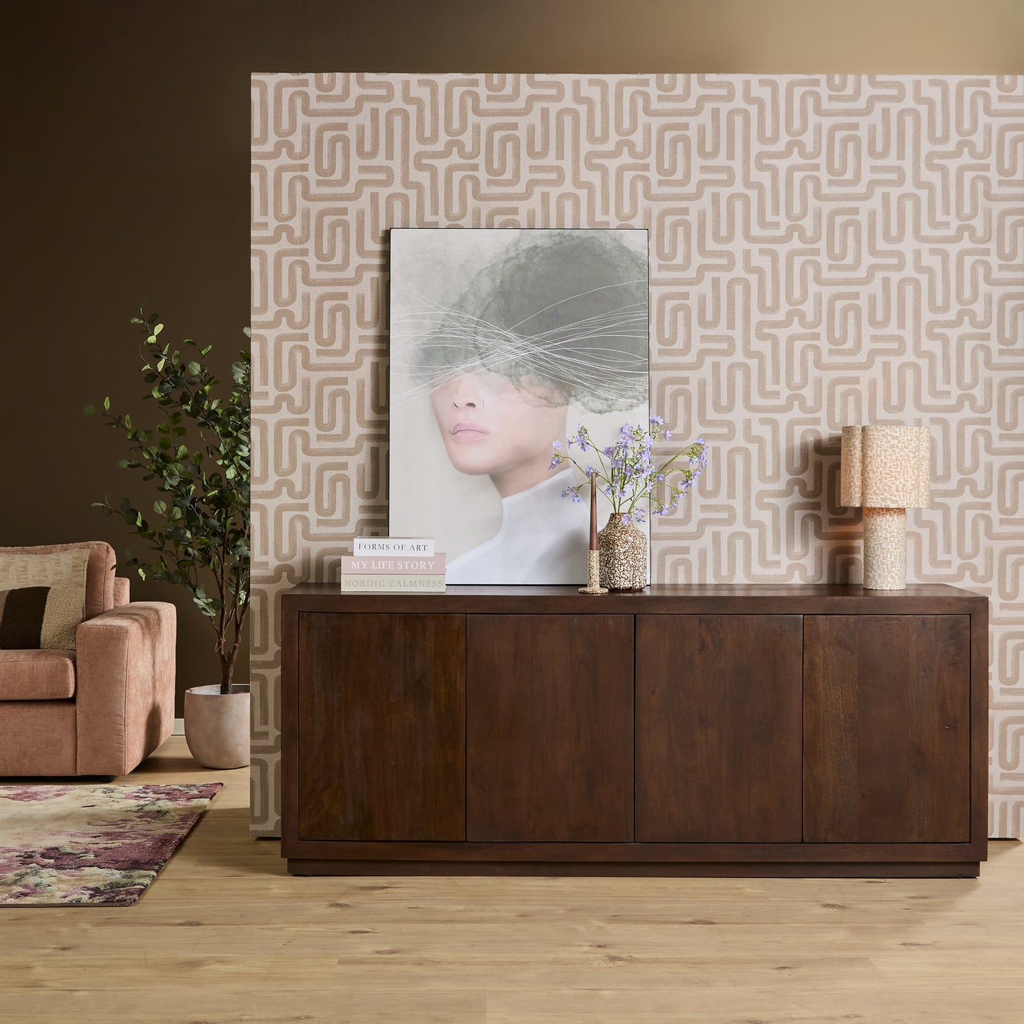 Dressoir Brussel Bruin | 200 cm