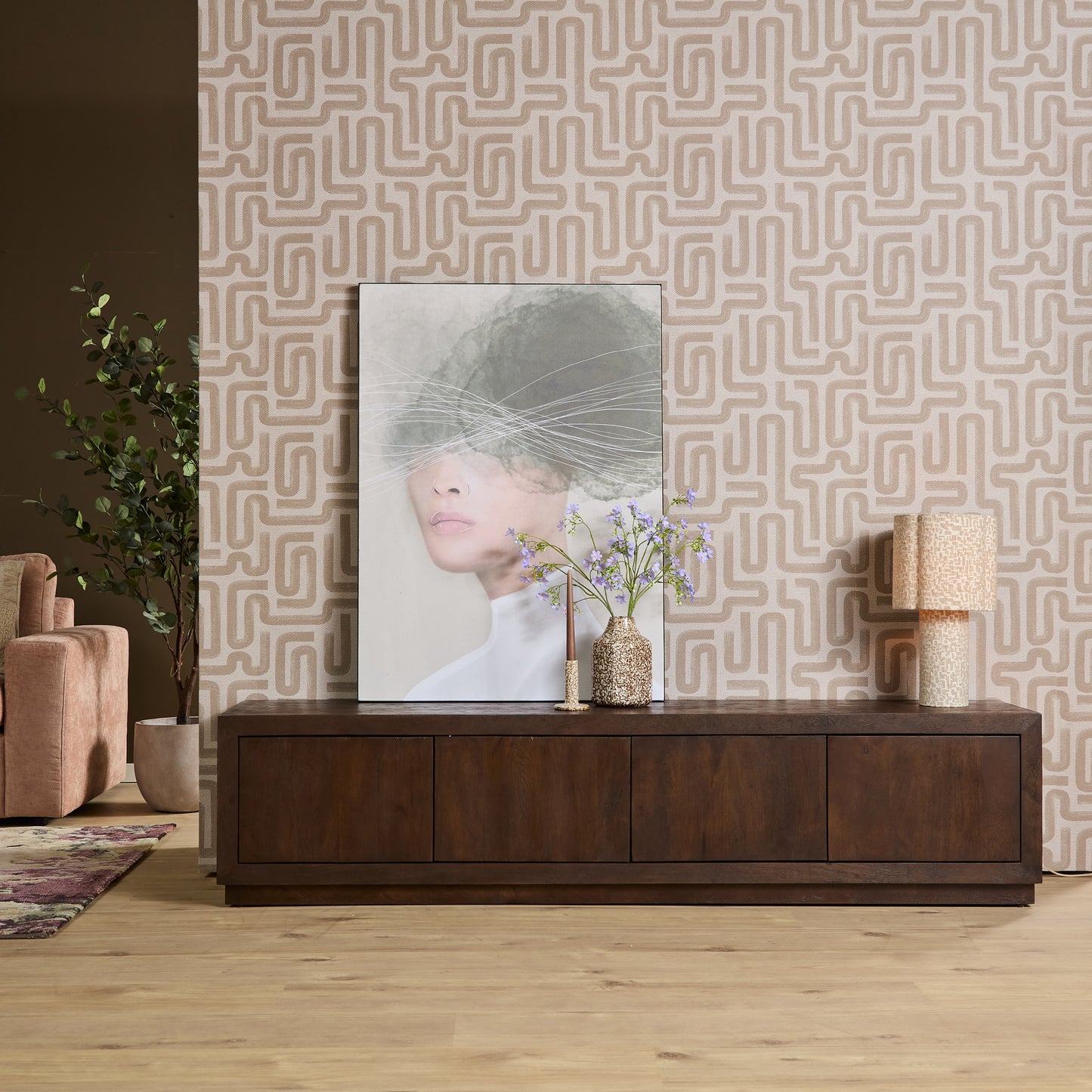 Tv-meubel Brussel Bruin | 200 cm