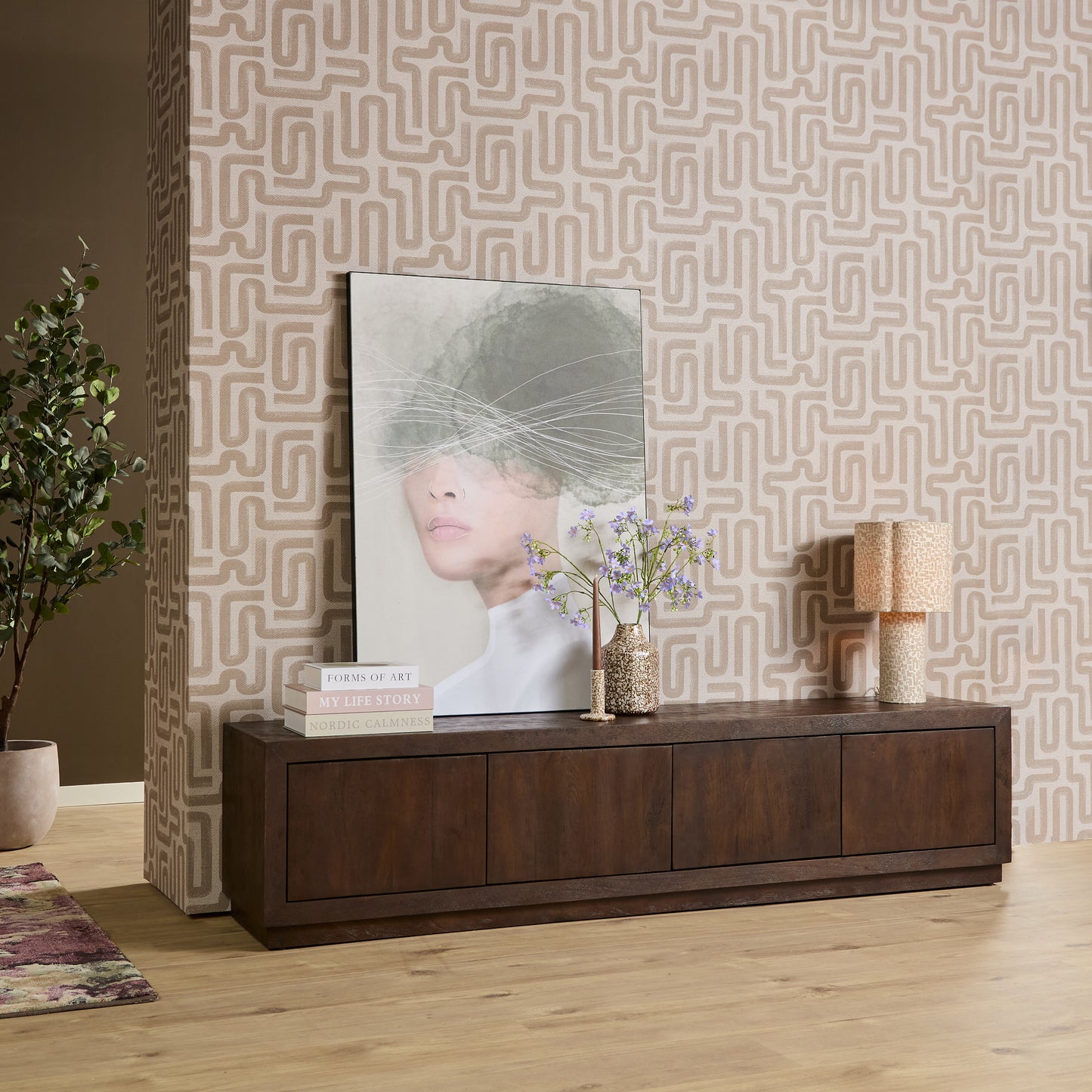 Tv-meubel Brussel Bruin | 200 cm