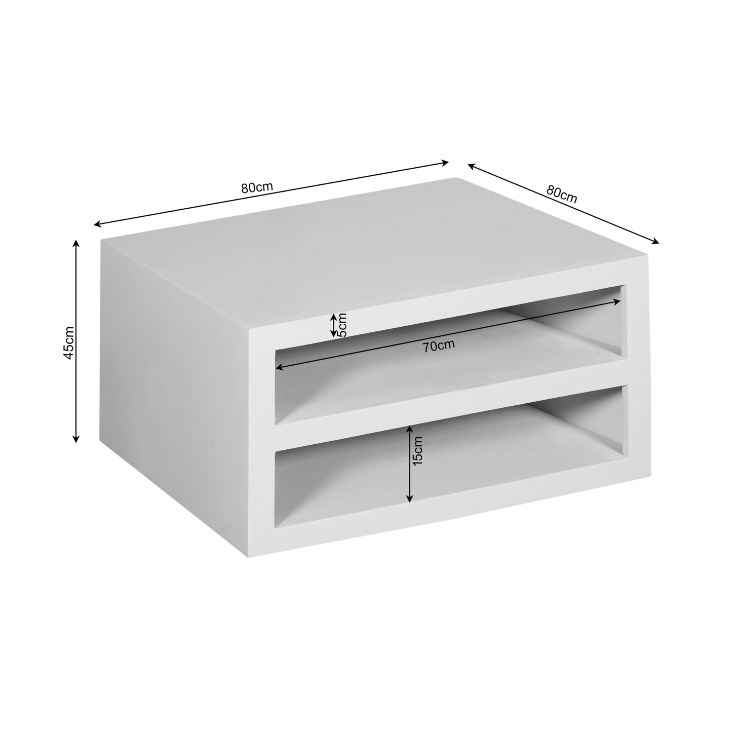 Salontafel Brussel Bruin