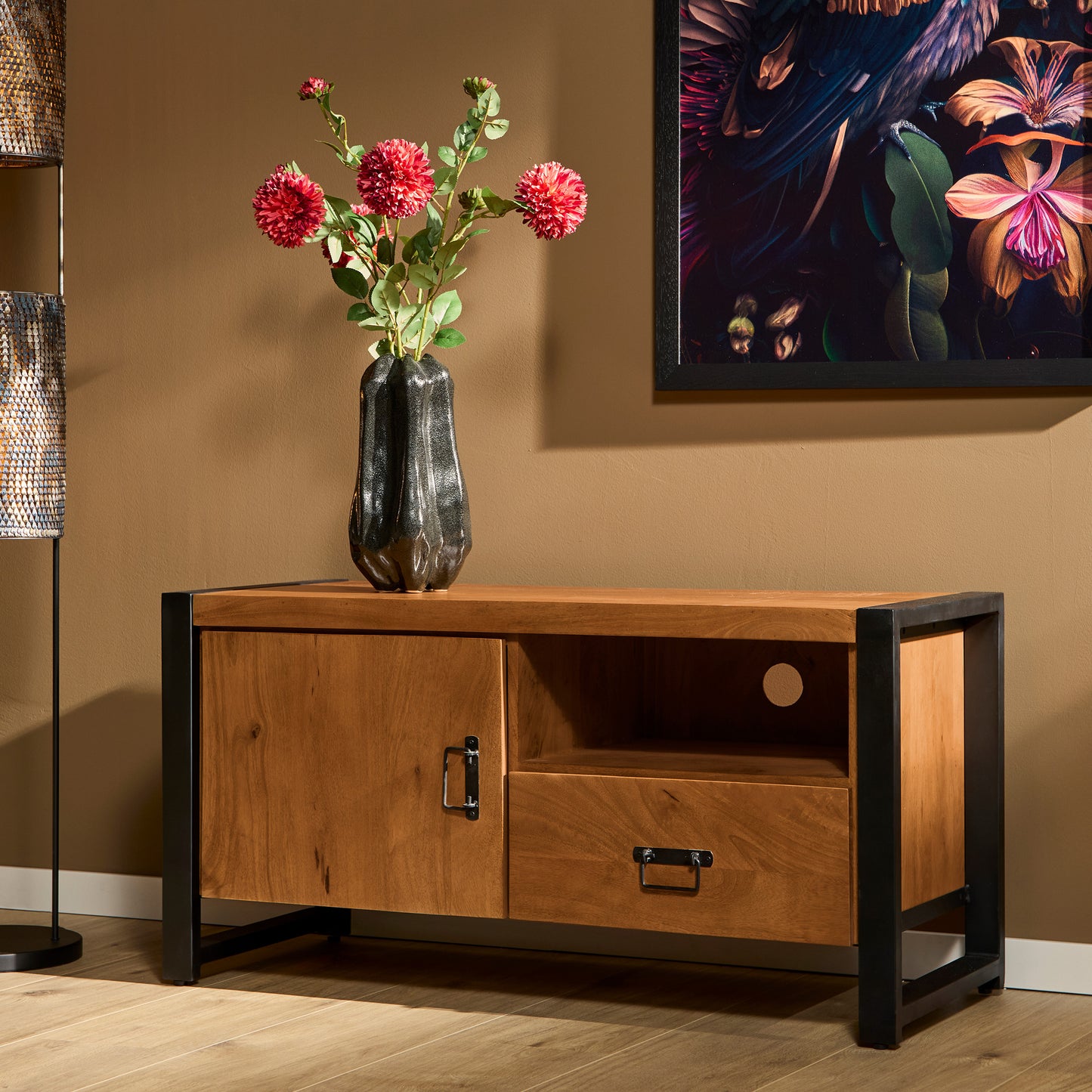 Tv-meubel Boaz 110 cm | Een deur en open vak