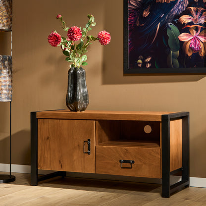 Tv-meubel Boaz 110 cm | Een deur en open vak