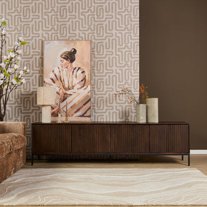 Tv-meubel Madison Bruin | 210 cm