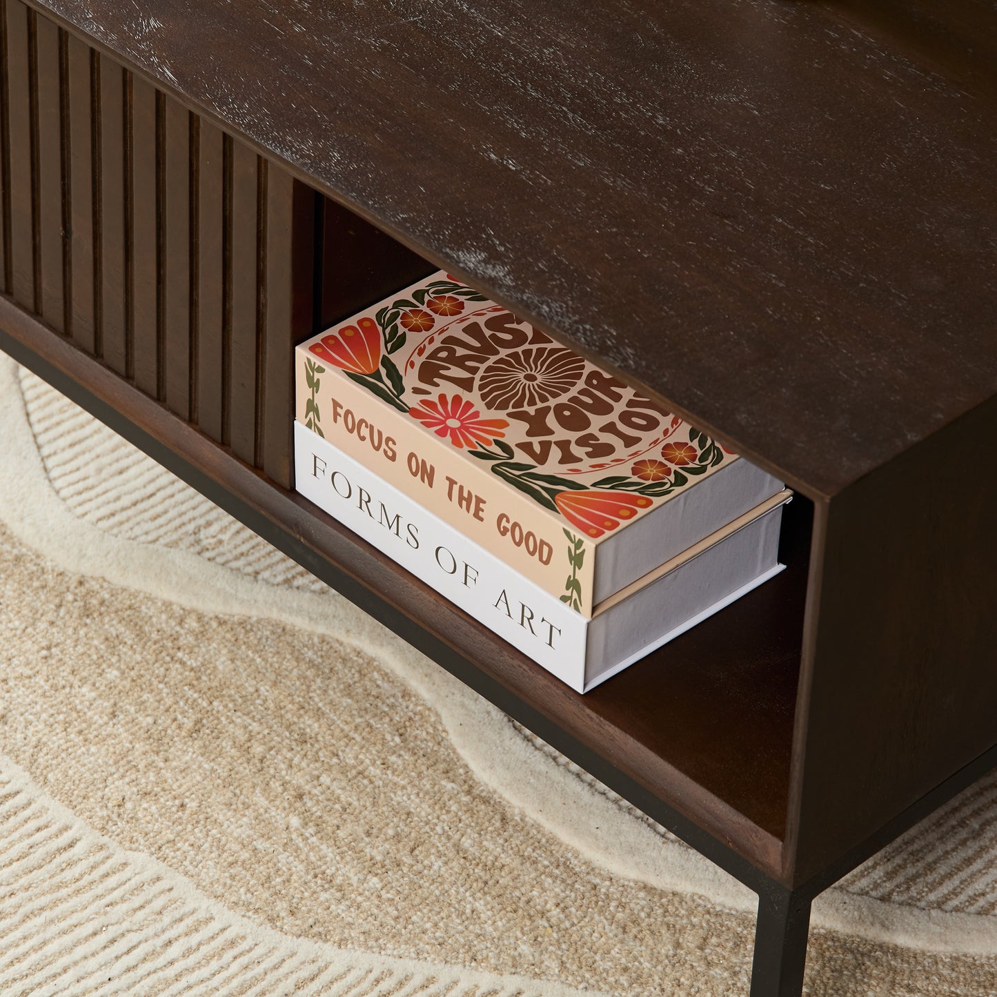 Salontafel Madison Bruin | 80 cm | Vierkant