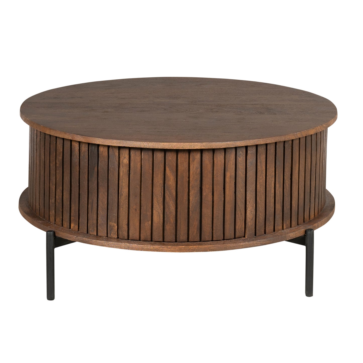 Salontafel Madison Bruin | 80 cm | Rond