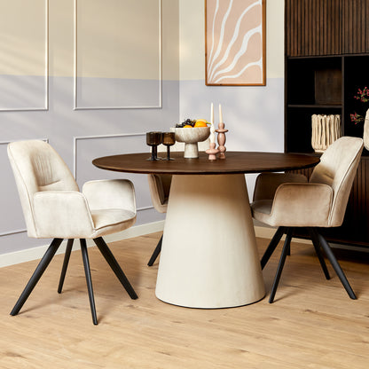 Eettafel Madison Bruin | 150 cm