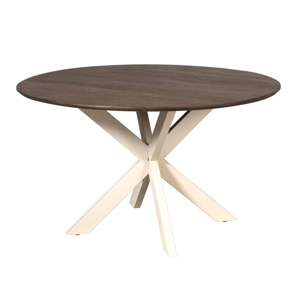 Eettafel Madison Bruin | 130 cm | Poot Zand