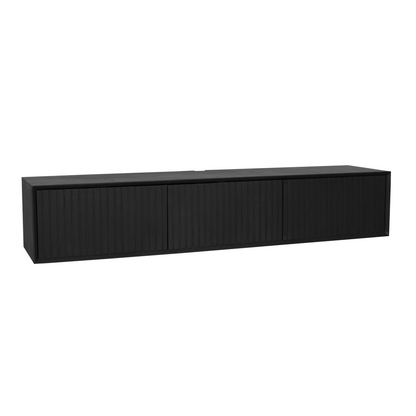 Floating TV cabinet Madison Black | 160 cm
