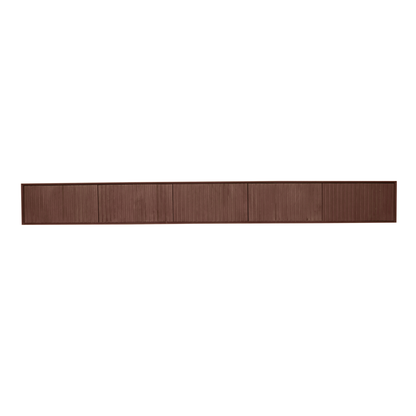 Floating TV cabinet Madison Walnut | 280 cm