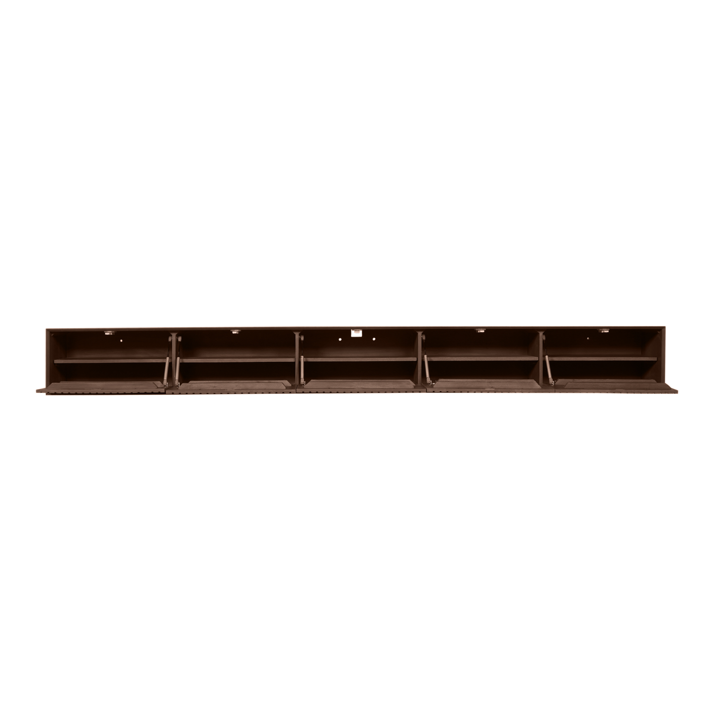 Floating TV cabinet Madison Walnut | 280 cm