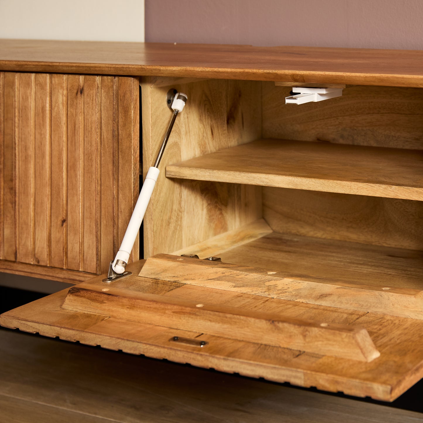 Zwevend tv-meubel Madison Naturel | 160 cm