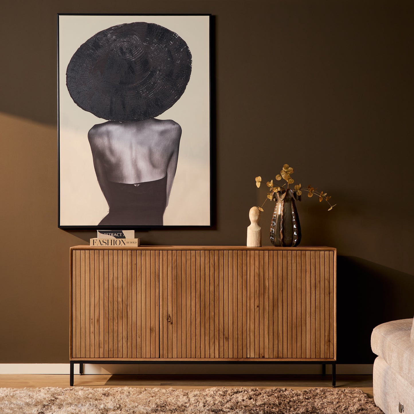 Dressoir Madison Natuurlijk | 165 cm