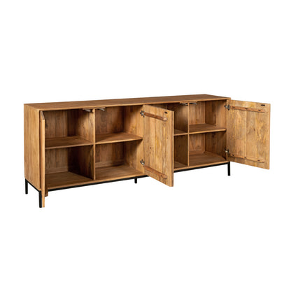 Dressoir Madison Natuurlijk | 210 cm