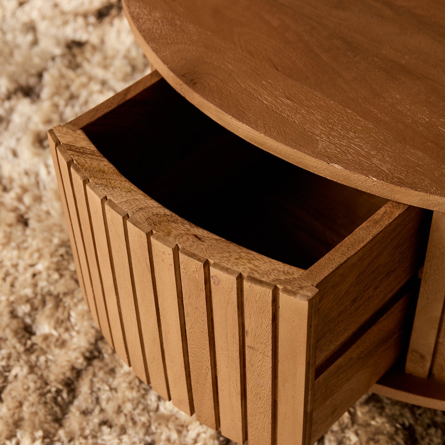 Salontafel Madison Natuurlijk | 80 cm | Rond