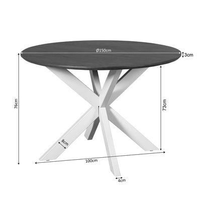 Eettafel Madison Natuurlijk | 150 cm