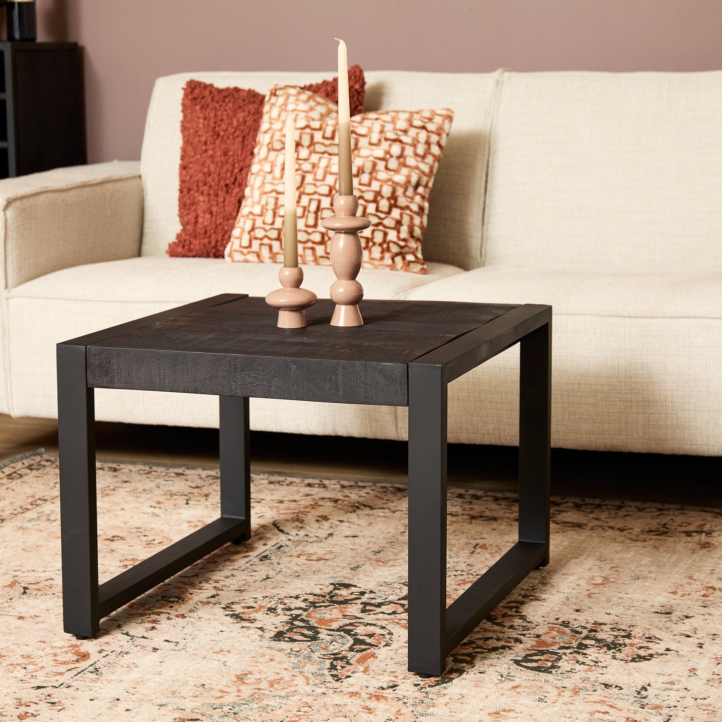 Bijzettafel Boaz Zwart | 60 cm