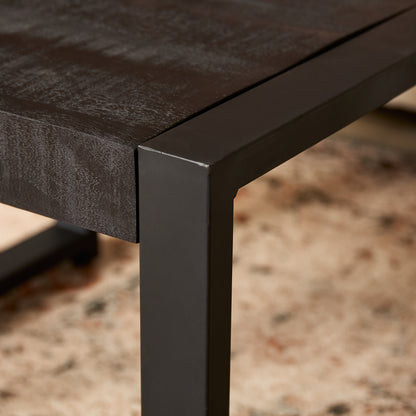 Bijzettafel Boaz Zwart | 60 cm