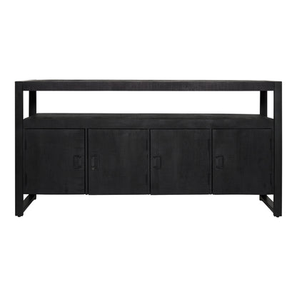 Dressoir Boaz Zwart | 175 cm