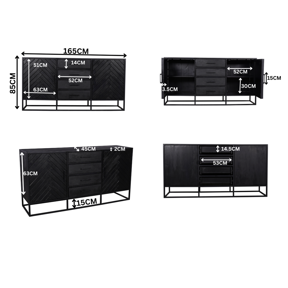 Sideboard New York | 165 cm