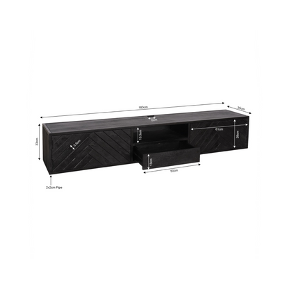 Zwevend tv-meubel New York | 180 cm