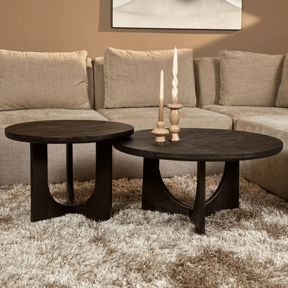 Coffee table Guus | Black | 80 cm