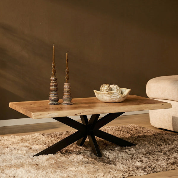 Boomstam salontafel Live Edge 120x60 cm