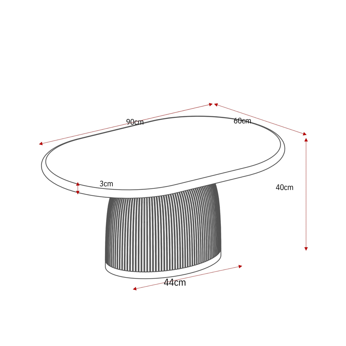 Salontafel Nuvé | 100 cm