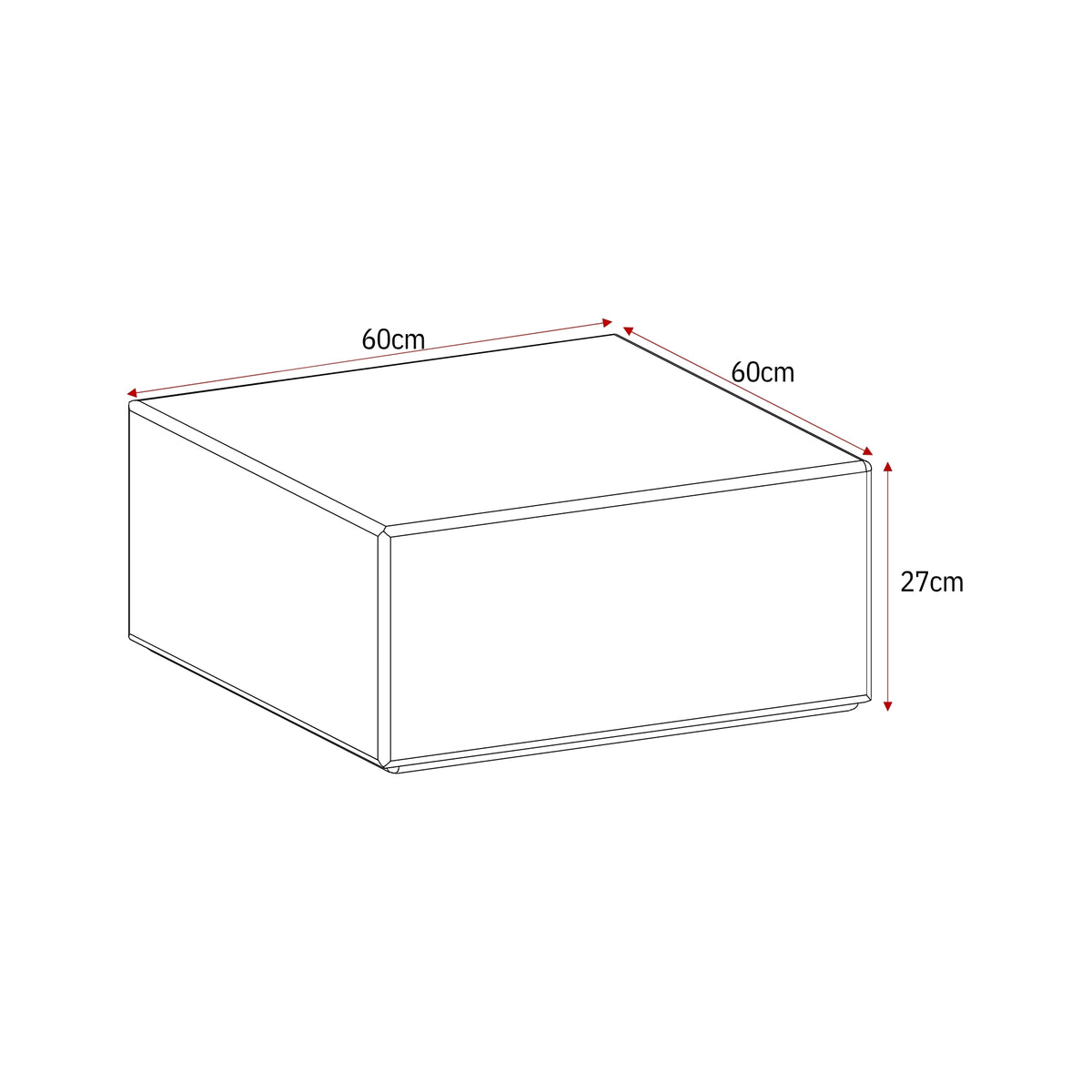 Salontafel Elias | 60 cm