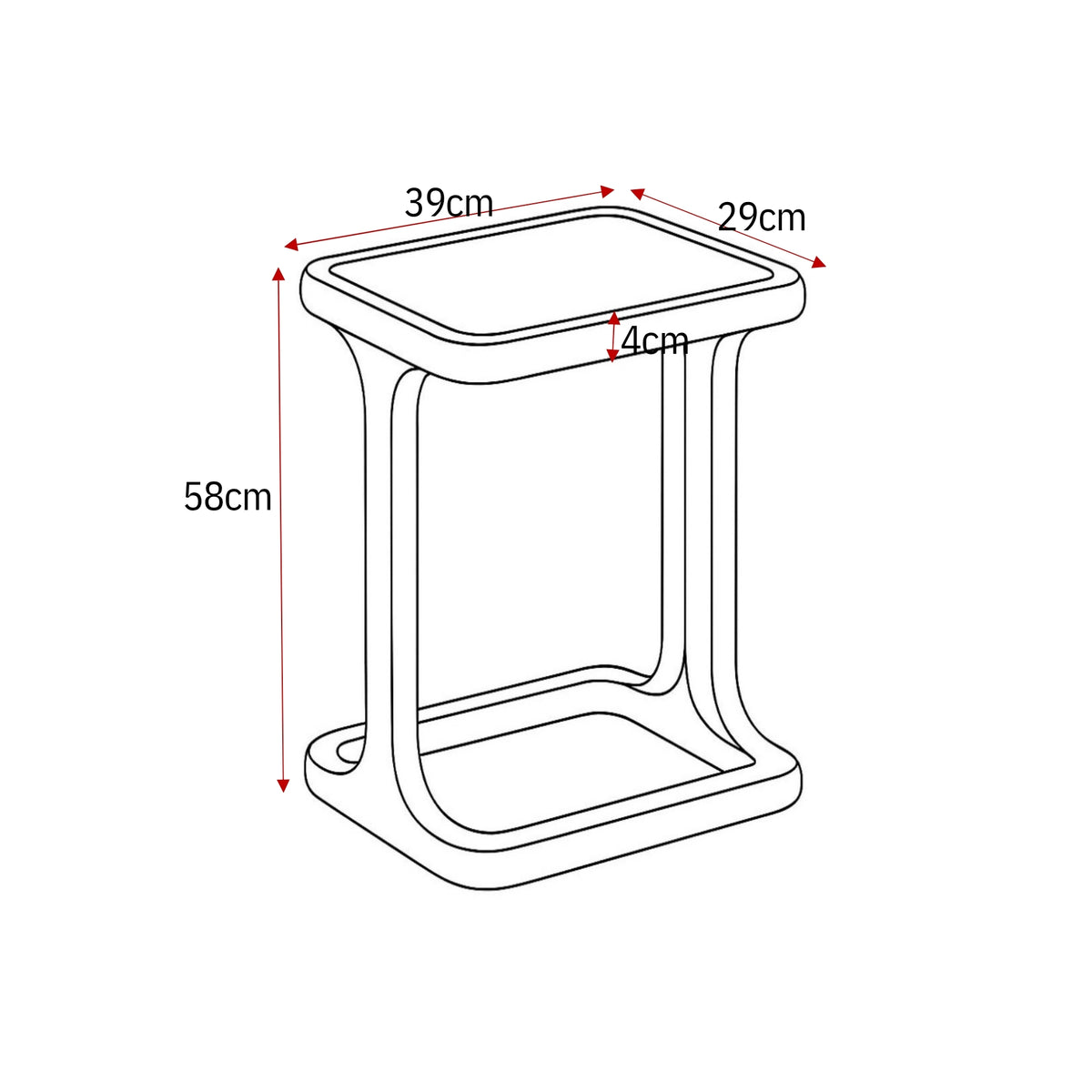 Salontafel Elias | 60 cm