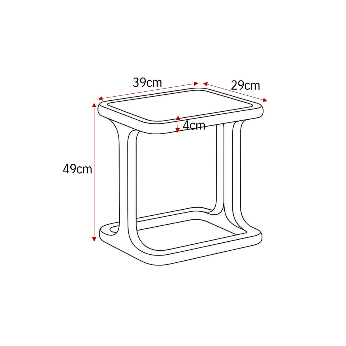 Salontafel Elias | 60 cm