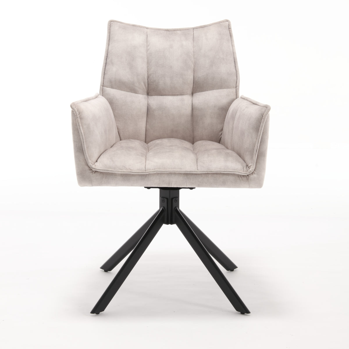 Eetkamerstoel Dani | Velvet Champagne (set van 2)